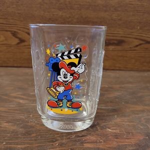 Mcdonald's 2000 Disney World Hollywood Studios Mickey Mouse Collectors Glass